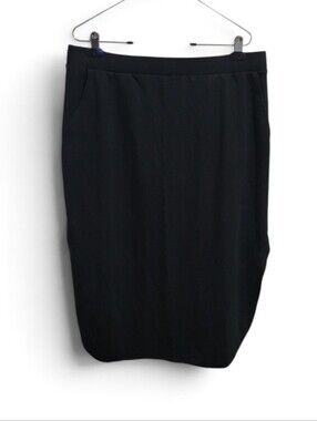 Garnet Hill Midi Tencel Skirt